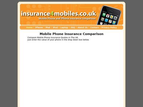 Low Cost Mobile Phone Insurance UK | Cheap PDA Insurance Cover