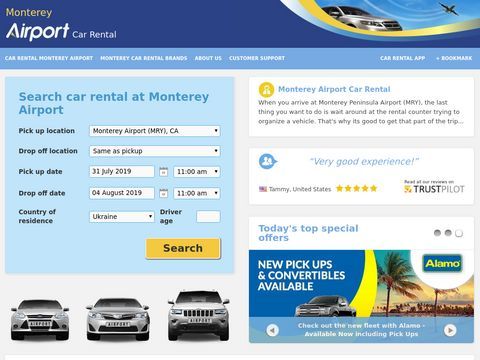 Monterey airport car rental