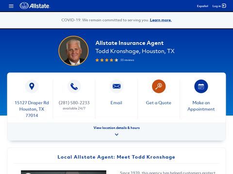 Allstate Insurance Agent: Todd Kronshage