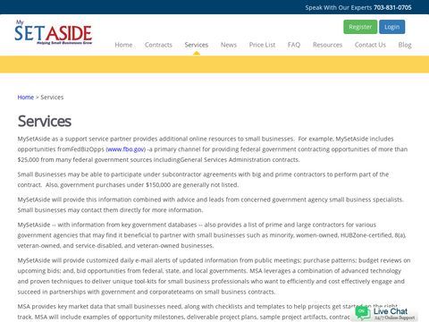 MySetAside - Government Set Aside Program