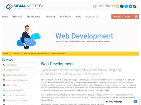 Web Development Website Developer and Programming Services