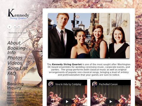 Kennedy String Quartet - Washington DC Wedding Musicians