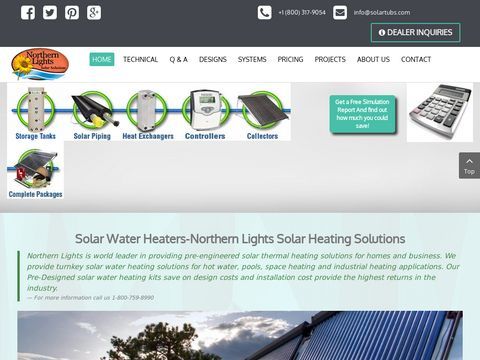 Solartubs Offering Solar Water Heater