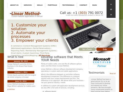 Linear Method - Custom Web Application Development Company | Denver Web Development