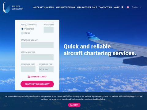 Airlines Connection - Your aircraft charter connection