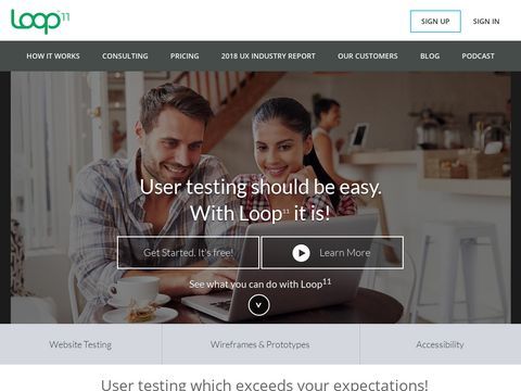 Usability & User Experience Testing Tool: Loop11