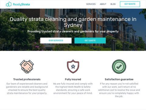 Ready Strata | Strata Cleaning & Gardening Services