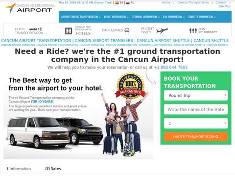 Cancun Airport Shuttle Transportation