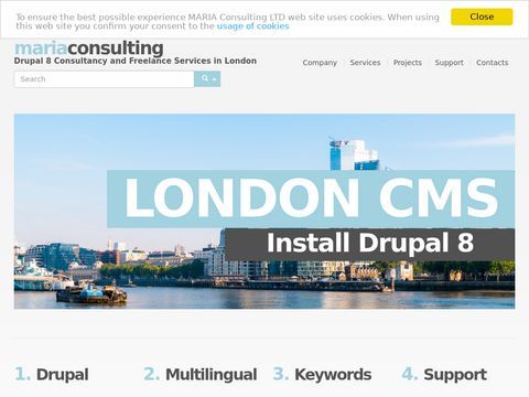 Drupal 8 CMS Consulting Services in London