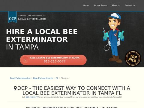 OCP Bee Removal Tampa FL - Bee Exterminator