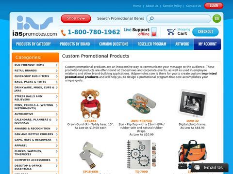 Independent Ad Specialties, Inc. custom promotional items