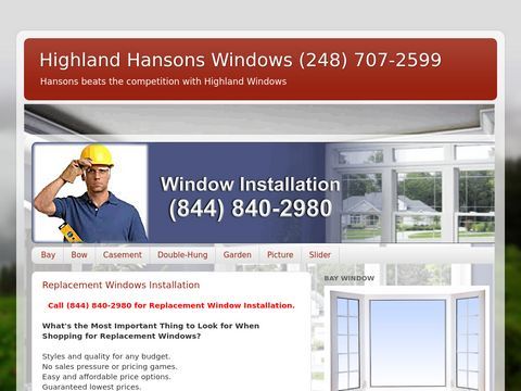 Highland Hansons Windows