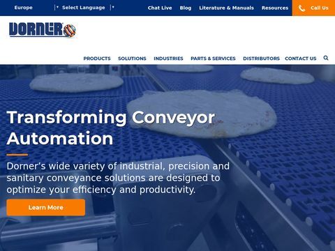 Industrial Conveyor System | Dorner Conveyors