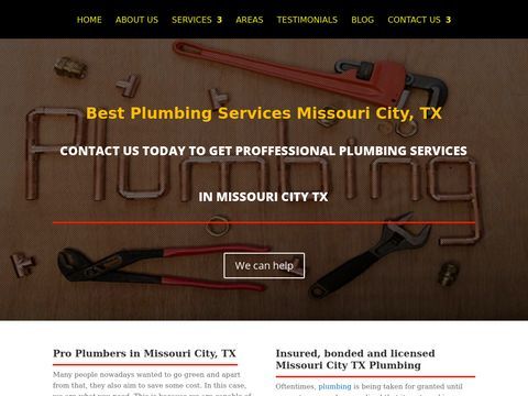 Plumbing Missouri City TX