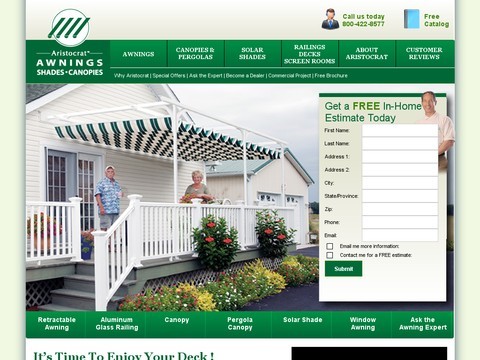 Awnings, Patio Awnings and Retractable Awnings 