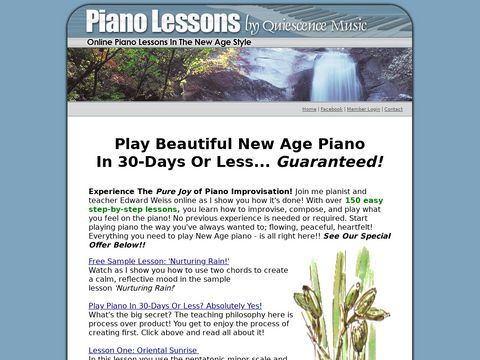 Online Piano Lessons by Quiescence Music