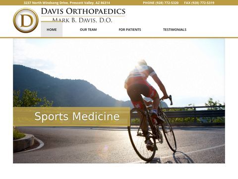 DAVIS ORTHOPAEDIC - Orthopedic surgeon serving the Prescott Area