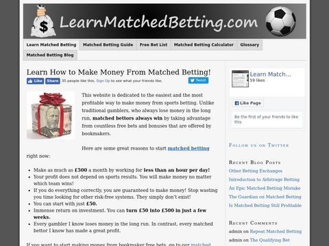 Learn Matched Betting | How to Make Money From Free Bets