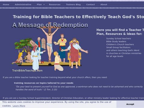 Sunday School & Bible Teachers Training Plan & Resources