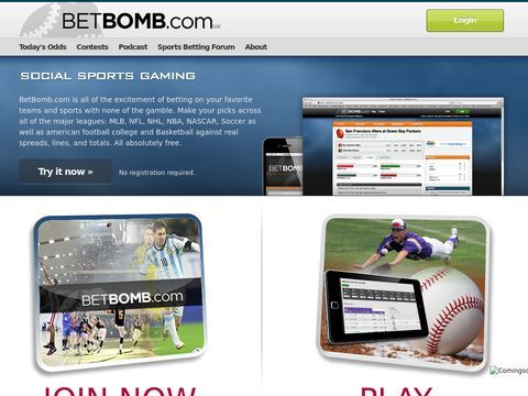 BetBomb.com | Free Online Sports Betting and Wagering