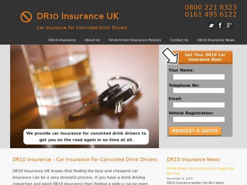 DR10 Insurance | Car insurance for convicted drink drivers