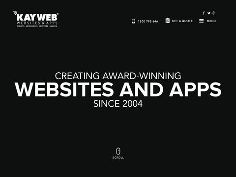 Web site design internet marketing web application