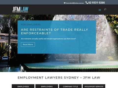 Employment Lawyers Sydney - John F Morrissey
