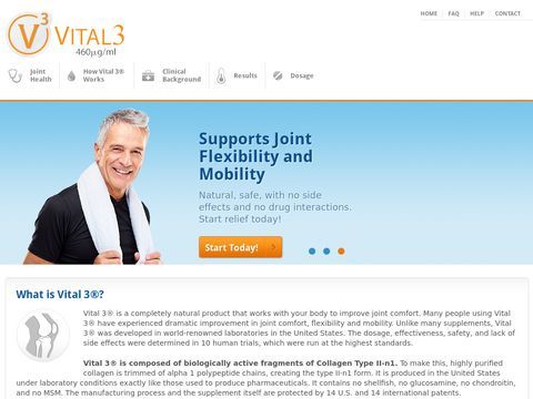 Vital3 Joint Solution - Joint Pain Relief | Natural Joint Pain Relief