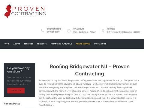 Proven Contracting of Bridgewater NJ