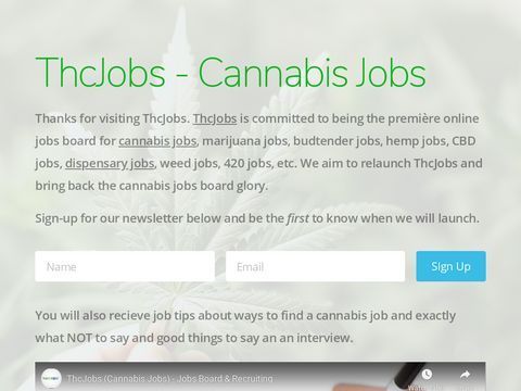 THCjobs.com Real Marijuana Jobs