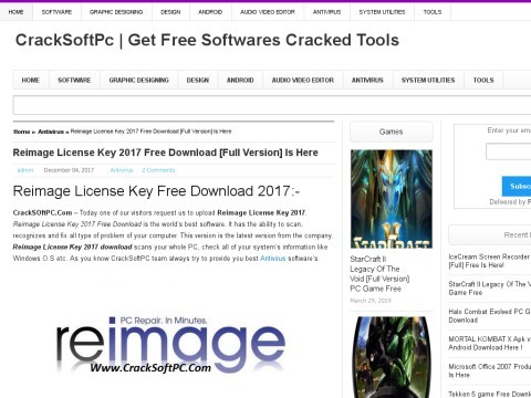 reimage license key	