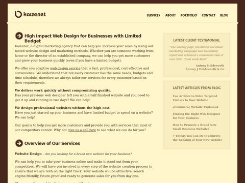 SEO Web Design Company UK - Kaizenet 