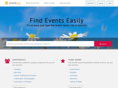 Events, conferences, fair & exhibitions, trade shows | Eventegg