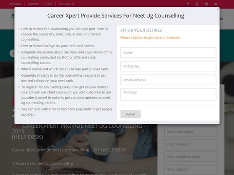 NEET UG Counselling 2019 | CareerXpert