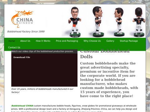 Custom bobbleheads, figurines, custom promotional products