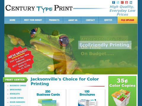 Printing Jacksonville Florida – Century Type Print
