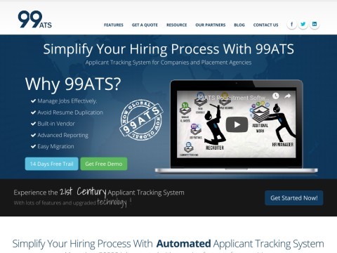 Cloud based applicant tracking system - Hiring software