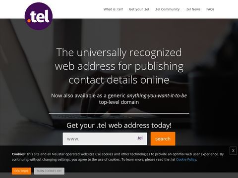 Telnames Mobile Website Builder