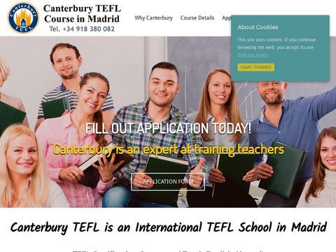 Canterbury English TEFL Course Madrid, Spain