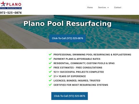 Plano Pool Resurfacing