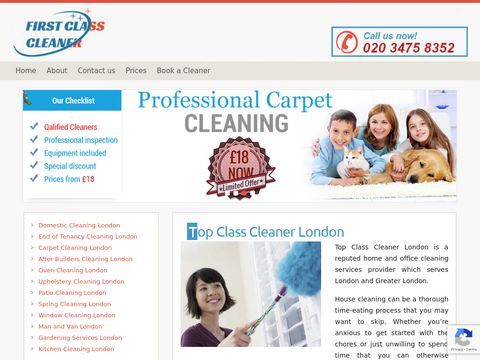 First Class Cleaner London