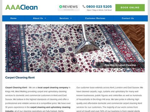 Carpet Cleaning Kent | Carpet Cleaners in Kent - AAAClean