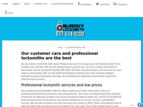 Best Price Locksmith Newton MA - Bursky Locksmith