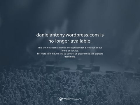 Personal Blog of Daniel Antony
