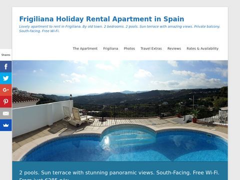 Frigiliana Apartment - Holiday Rental Accommodation in Frigiliana.