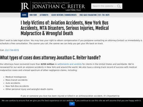 Aviation Accident Lawyer Jonathan C. Reiter 