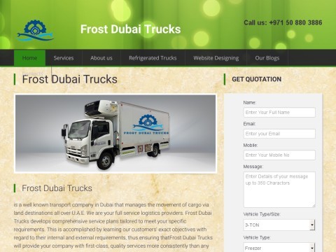 Refrigerated, Chiller & Freezer Truck Rental