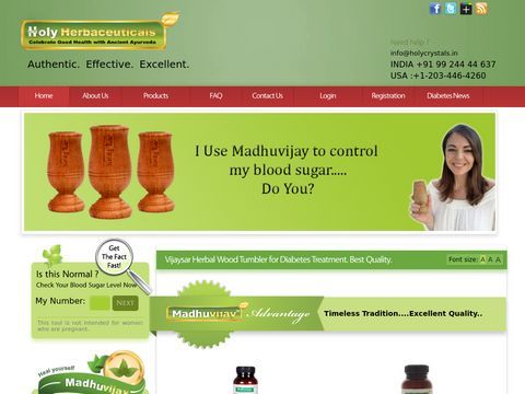 Madhuvijay Glass made from 100% pure vijaysar herb
