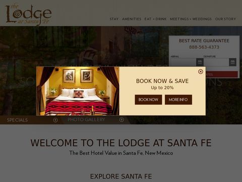 Santa Fe, NM Hotel - Lodge at Santa Fe