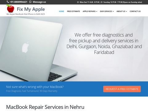Apple Laptop Repair in Delhi